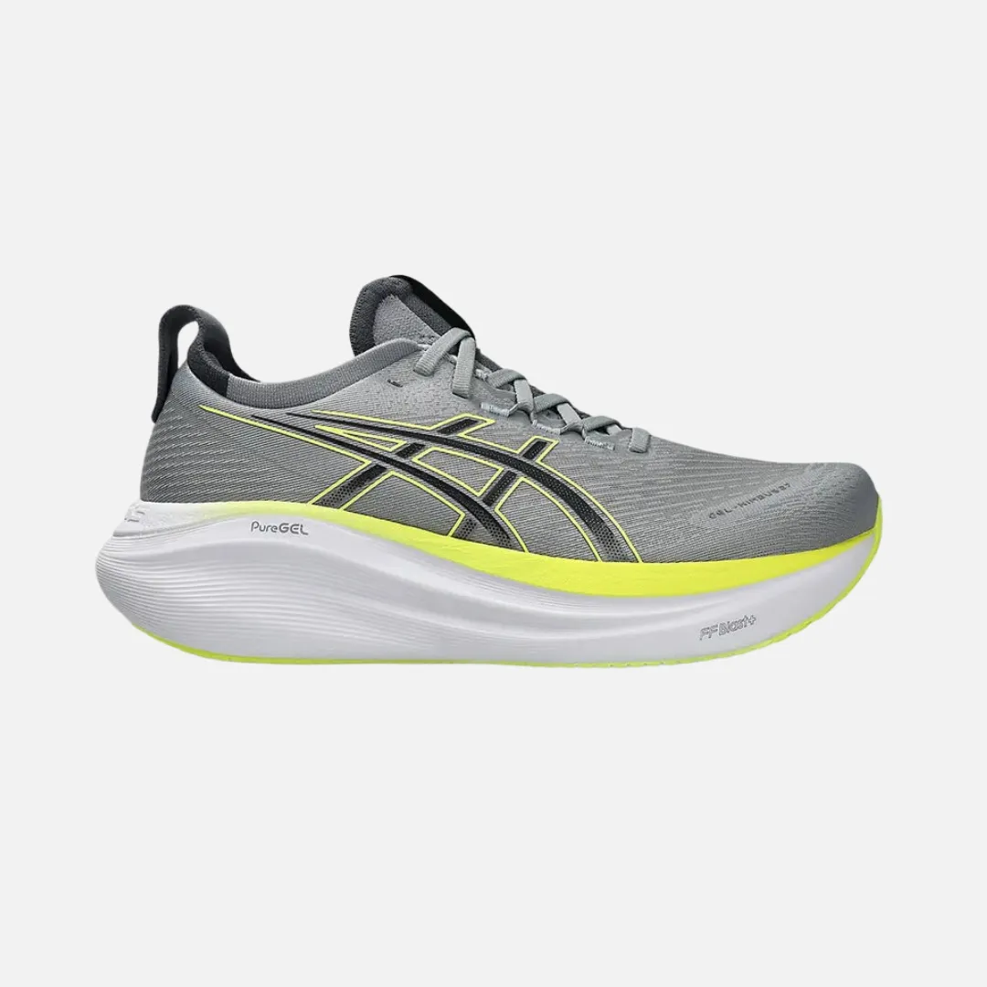 Striped Renewable ASICS GEL-NIMBUS 27 - MENS Running shoes Grey