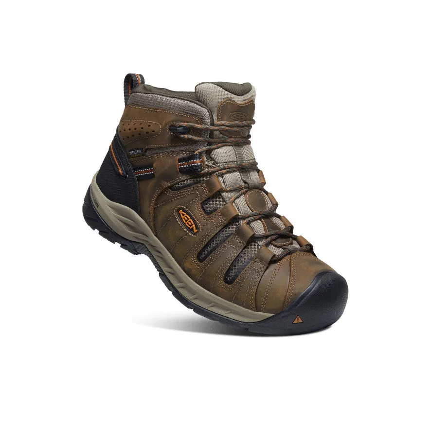 Trail runner Men's Flint II Waterproof Mid (Soft Toe)  |  Black Olive/Brindle