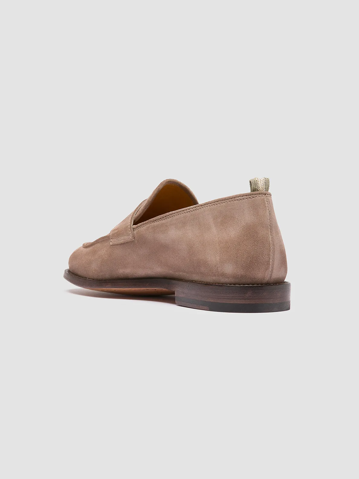 OPERA 001 - Taupe Suede Penny Loafers Urban Lane