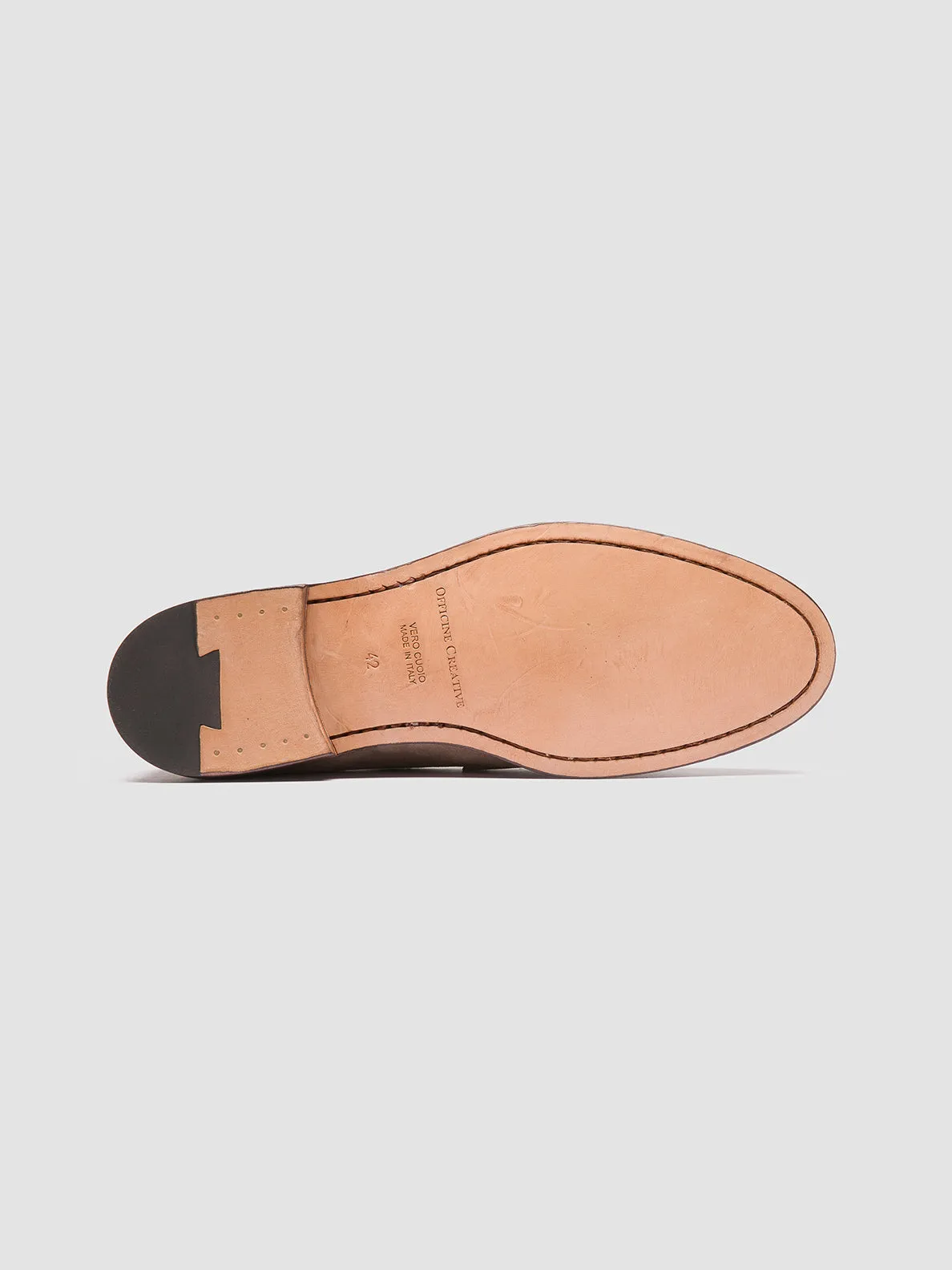 OPERA 001 - Taupe Suede Penny Loafers Fresh Flow