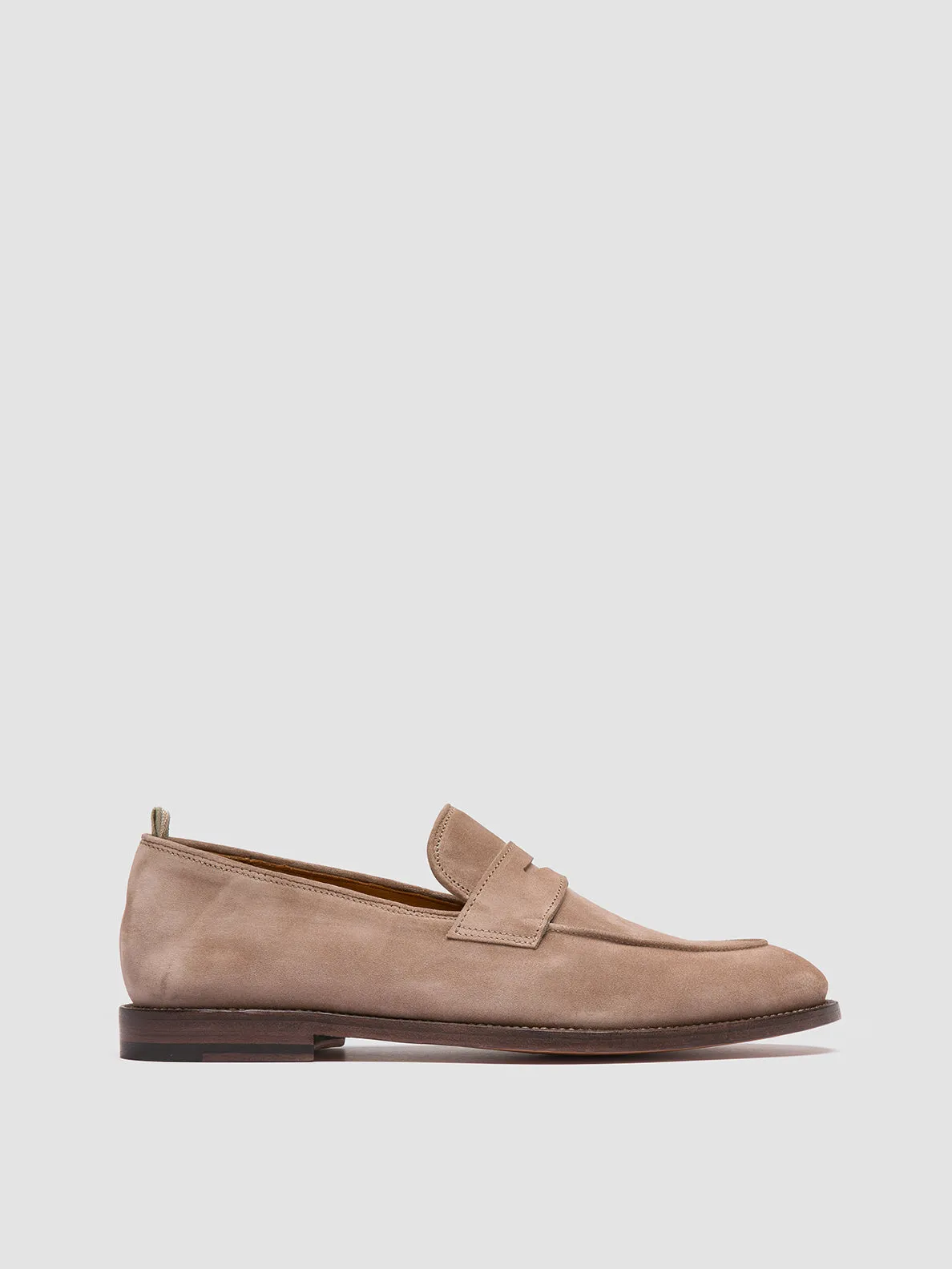 Classic Office Footwear OPERA 001 - Taupe Suede Penny Loafers