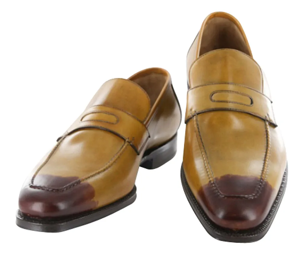 Supportive Cushioning Sutor Mantellassi Caramel Brown Shoes ?C Size: 11 US / 10 UK