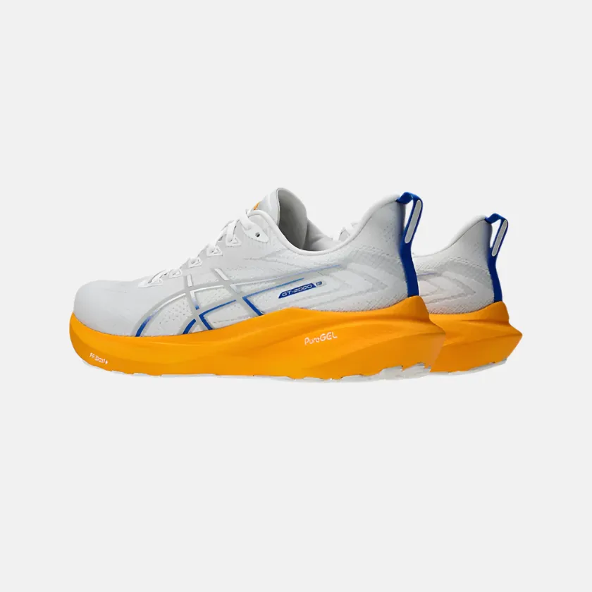 Asics GT-2000 13 Men's Running Shoes -White/Concrete forest running shoes beach equipment