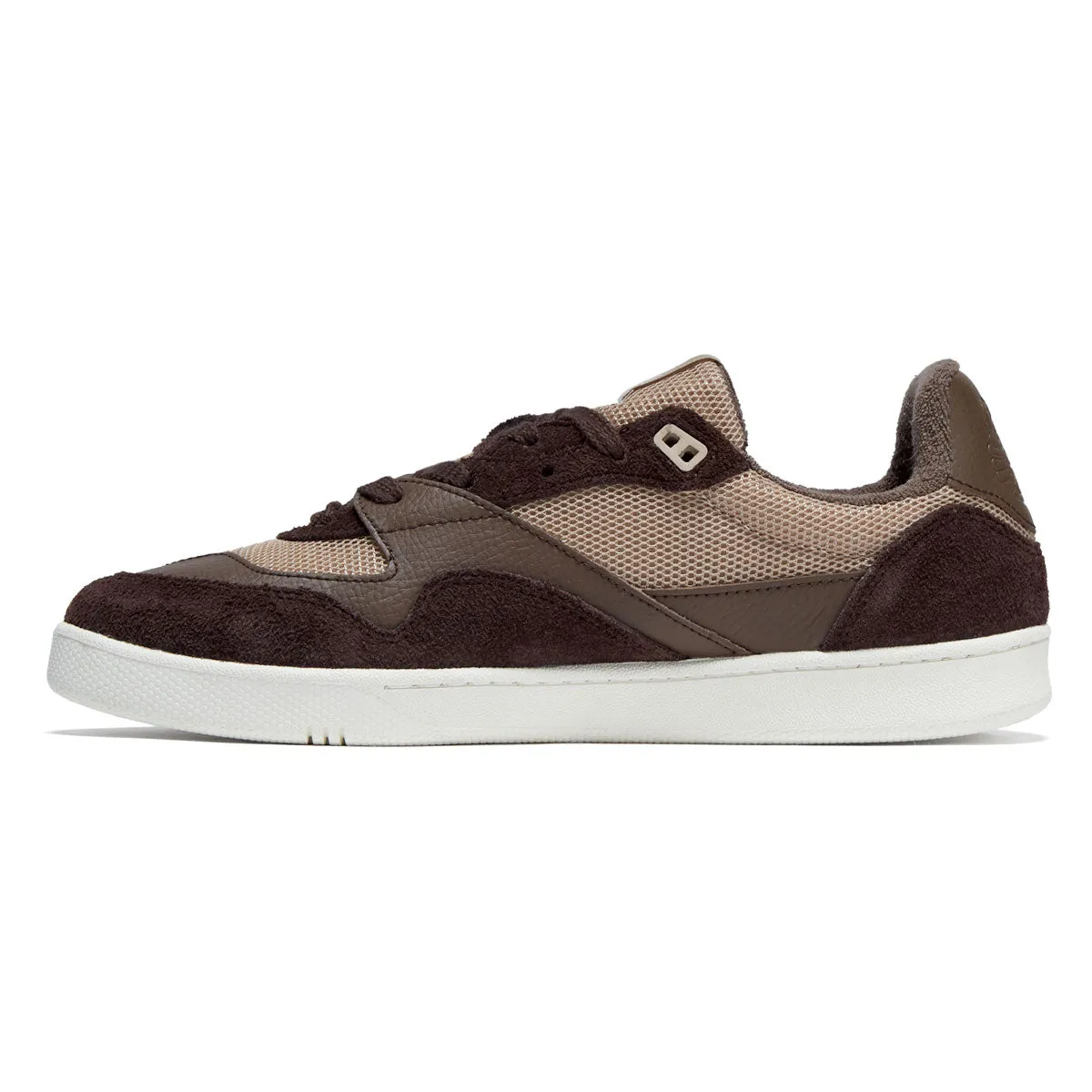Last Resort AB CM002 Suede Lo Shoes - Pine Cone/White adjustable footwear