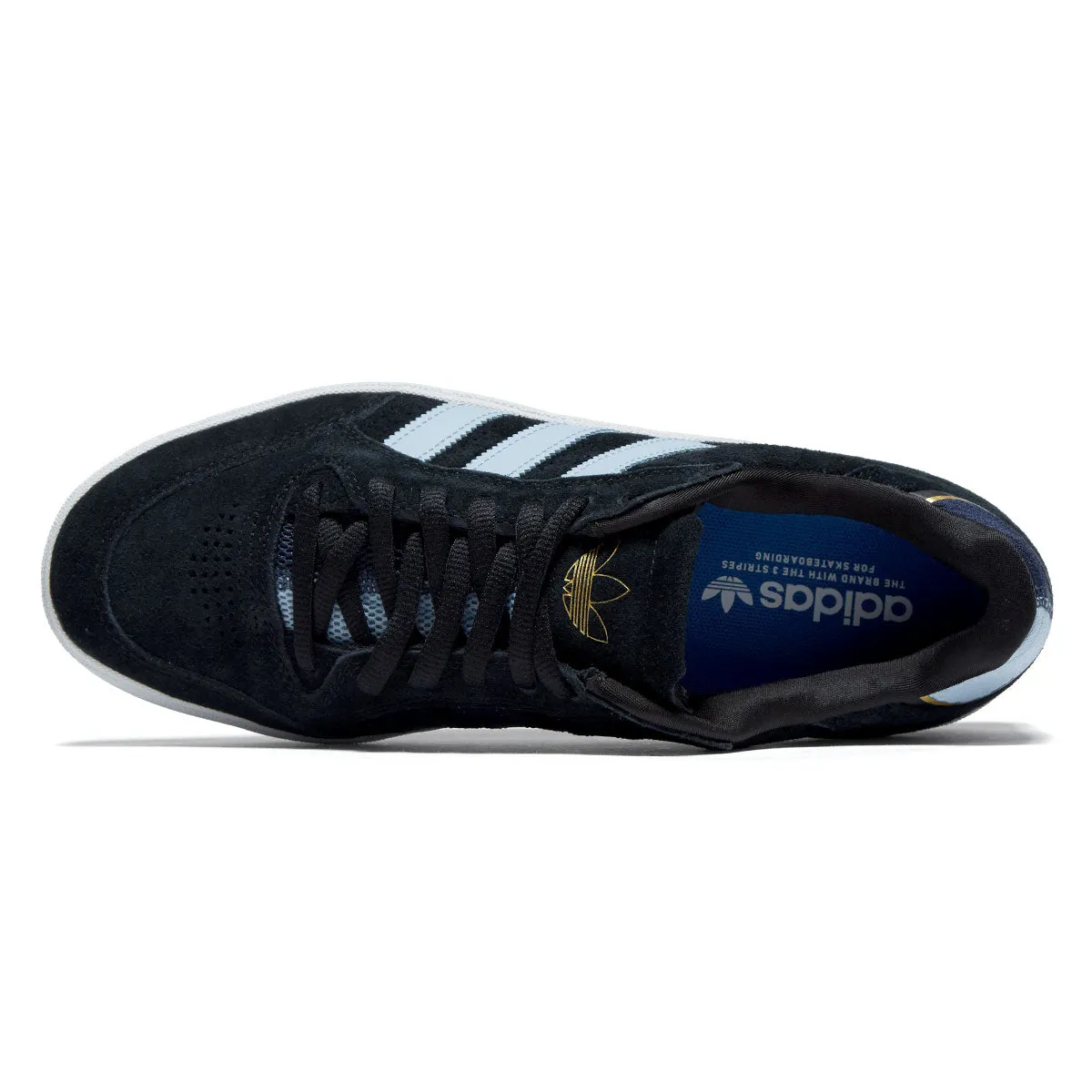 Rugged Step Adidas Tyshawn Low Shoes - Core Black/Clear Sky/Navy