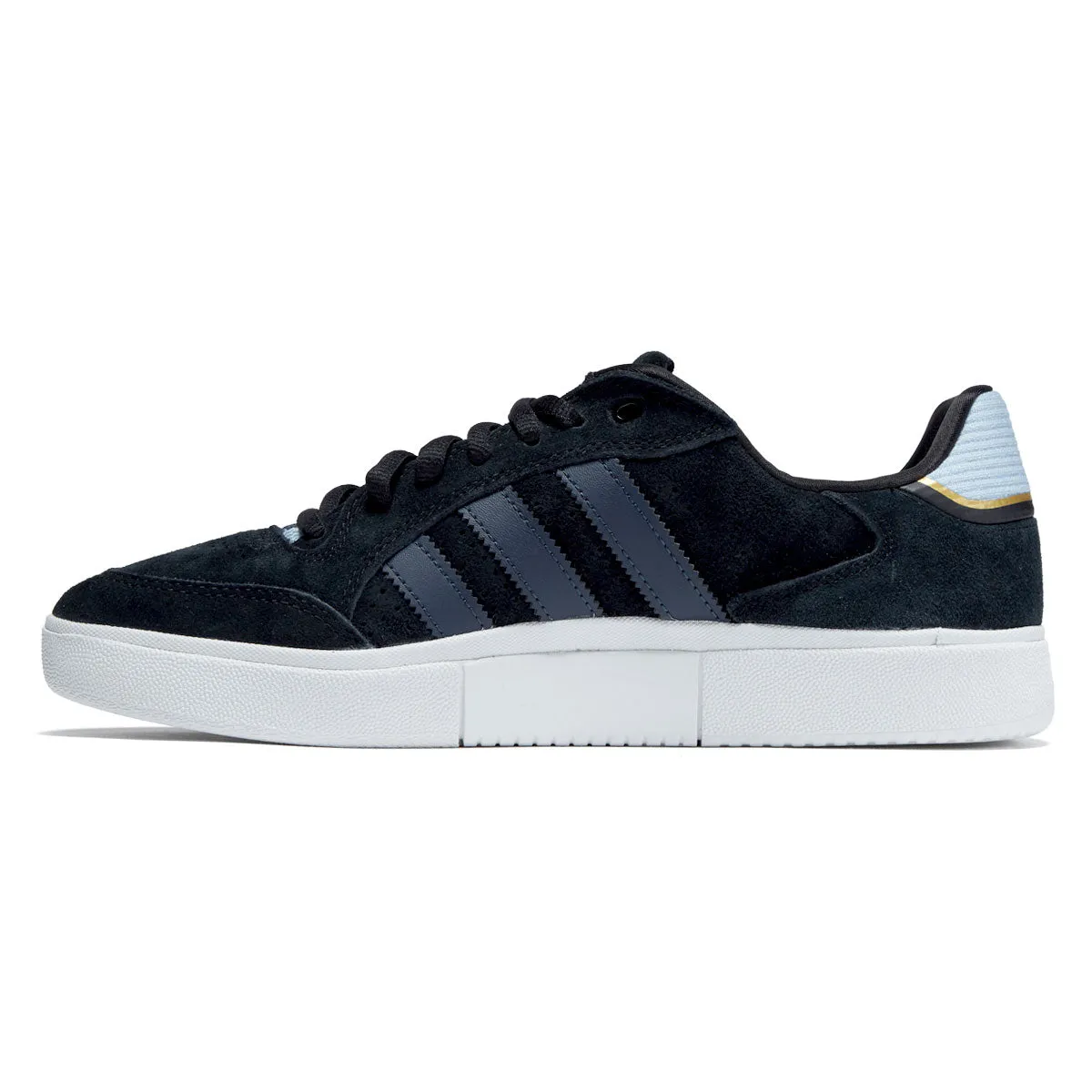 Adidas Tyshawn Low Shoes - Core Black/Clear Sky/Navy Extended Wear Durable Sole