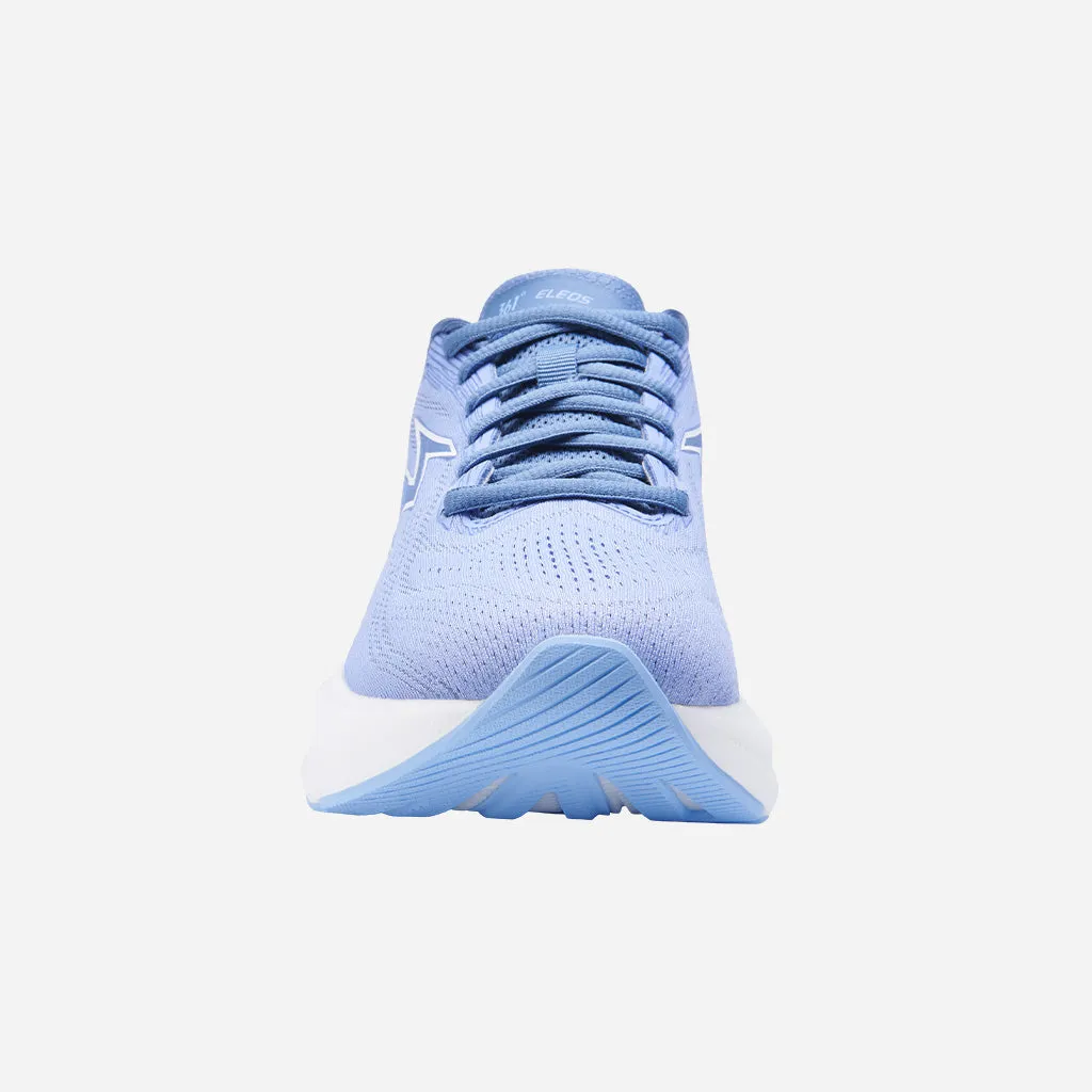 flat sole shoes 361-ELEOS: Hydrangea/White