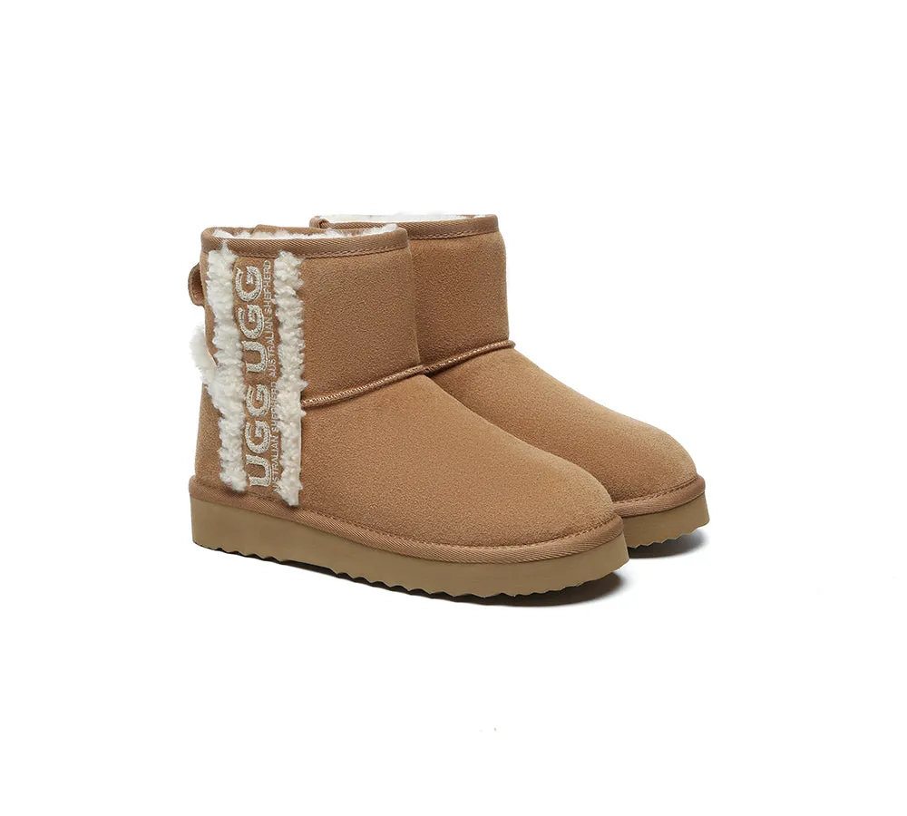Outdoor journey AUSTRALIAN SHEPHERD? UGG Boots Sheepskin Wool Shearling Lined Ankle Mini Darby