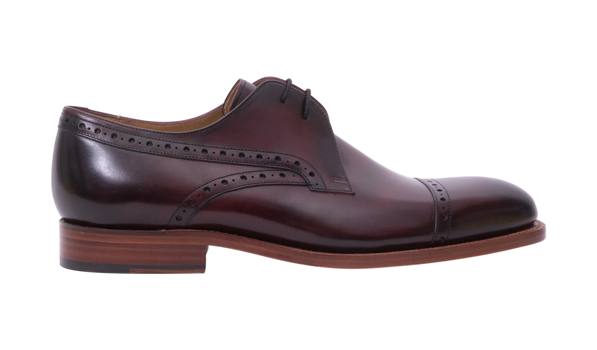 Classy Step Classic Formal Fit Wye - Hand Brushed Burgundy