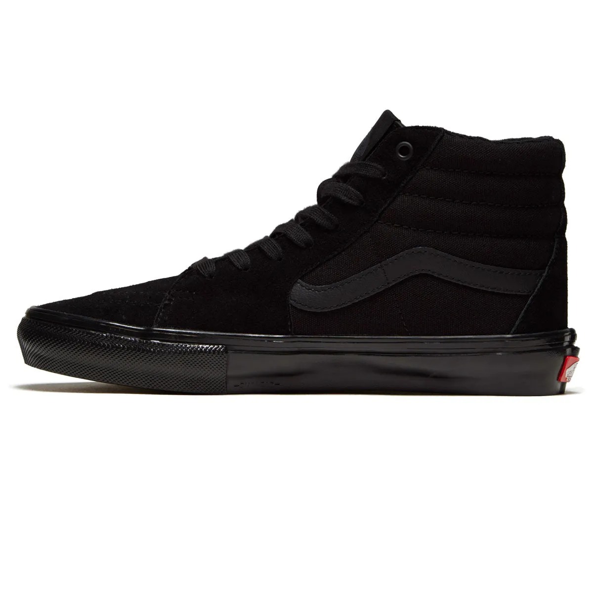 Vans Skate Sk8-hi Shoes - Black/Black Shock Resistance