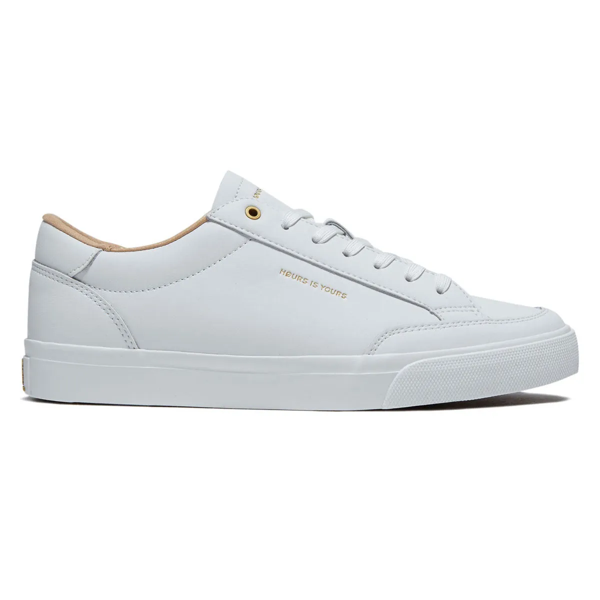 Hours Is Yours DMC-1 Shoes - Pure White Arch Supported Footwear Tough Sole