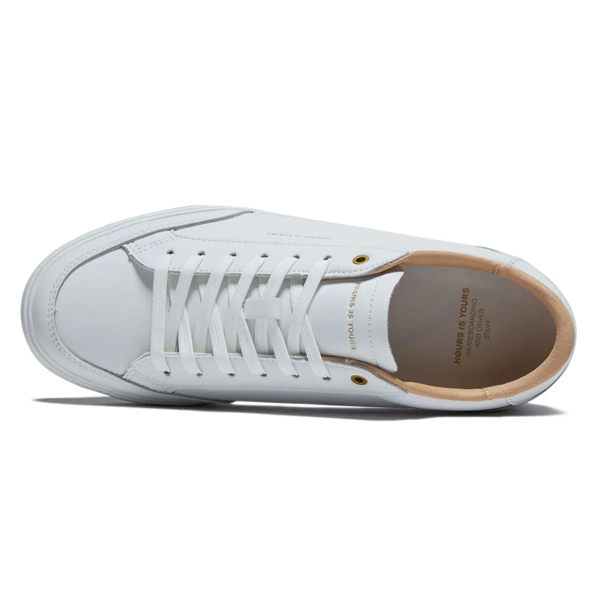 Hours Is Yours DMC-1 Shoes - Pure White Comfort Fit Design Skate Step