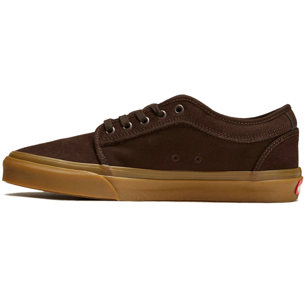foldable Dynamic Action Vans Skate Chukka Low Shoes - Dark Brown/Gum