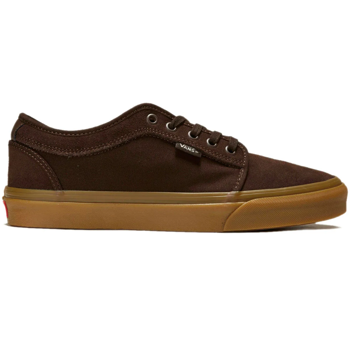 Dynamic Ride Vans Skate Chukka Low Shoes - Dark Brown/Gum