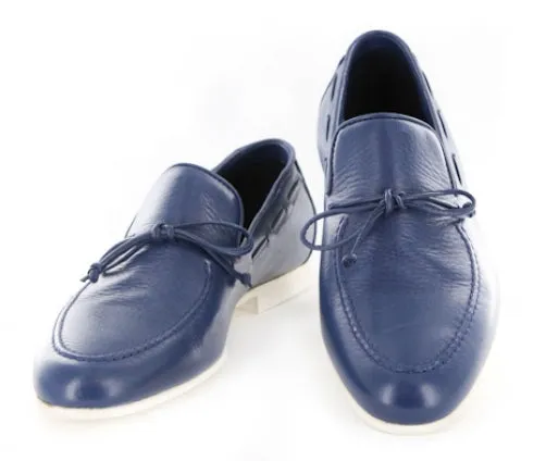 Sutor Mantellassi Blue Shoes ?C Size: 6.5 US / 5.5 UK Practical Casual Fit