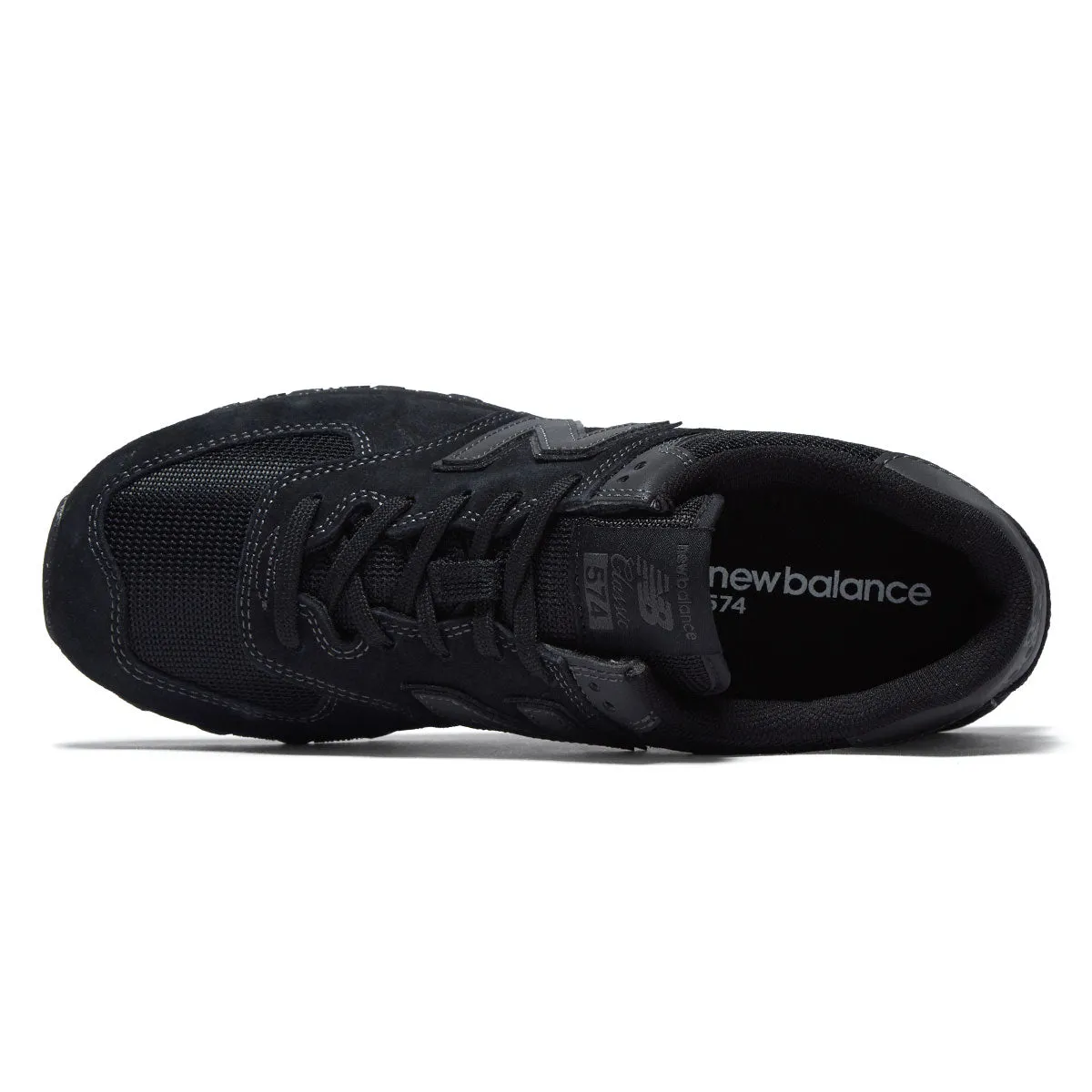 New Balance 574 Core Shoes - Black/Black Pace Support