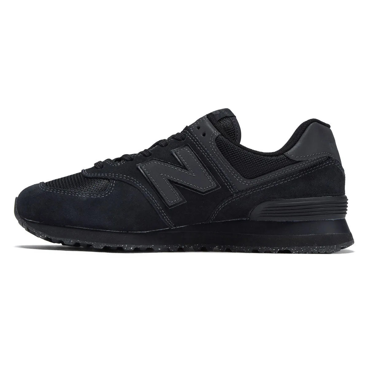 Stable Heel New Balance 574 Core Shoes - Black/Black