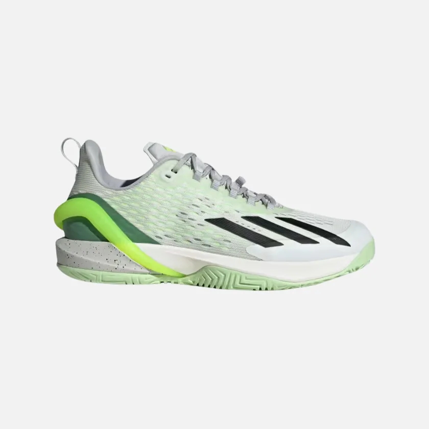 Lightweight Upper Daily Motion Adidas Adizero Cybersonic Men's Tennis Shoes - Crystal Jade S24/Core Black/Lucid Lemon F23