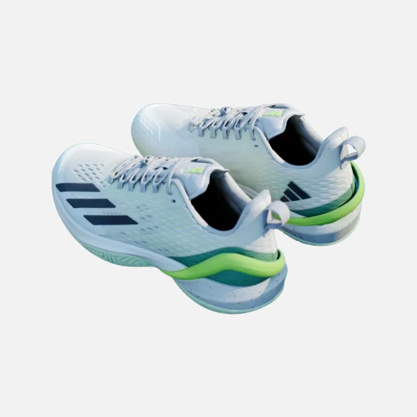 Adidas Adizero Cybersonic Men's Tennis Shoes - Crystal Jade S24/Core Black/Lucid Lemon F23 Rubber Grip