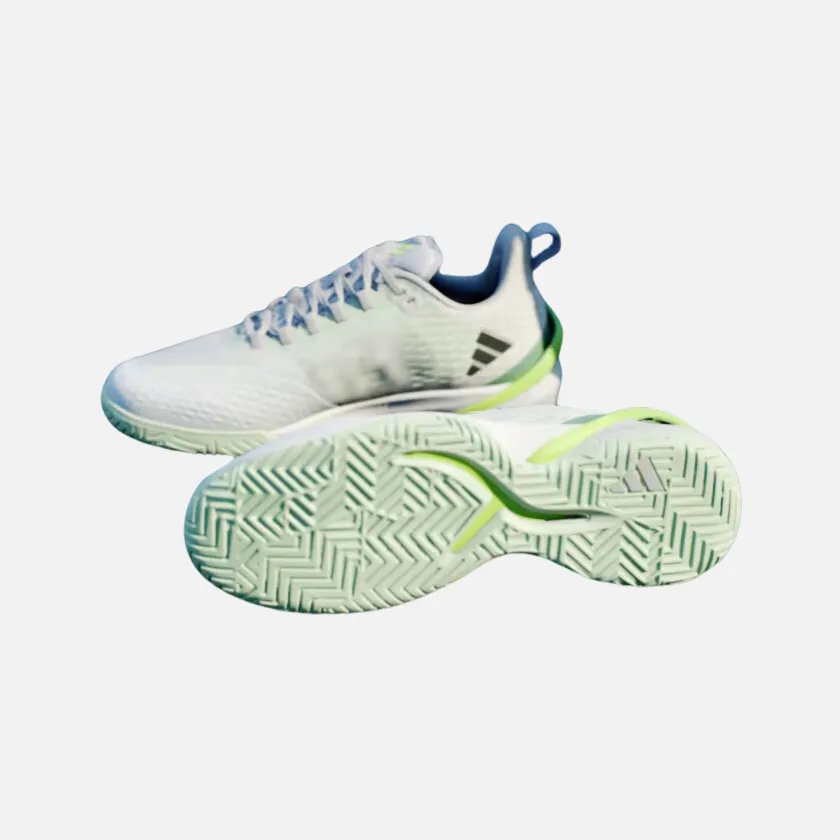 Adidas Adizero Cybersonic Men's Tennis Shoes - Crystal Jade S24/Core Black/Lucid Lemon F23 Stability frame