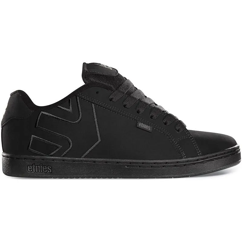 Sport Aesthetic Long Wear Etnies Fader Shoes - Black/Dirty Wash
