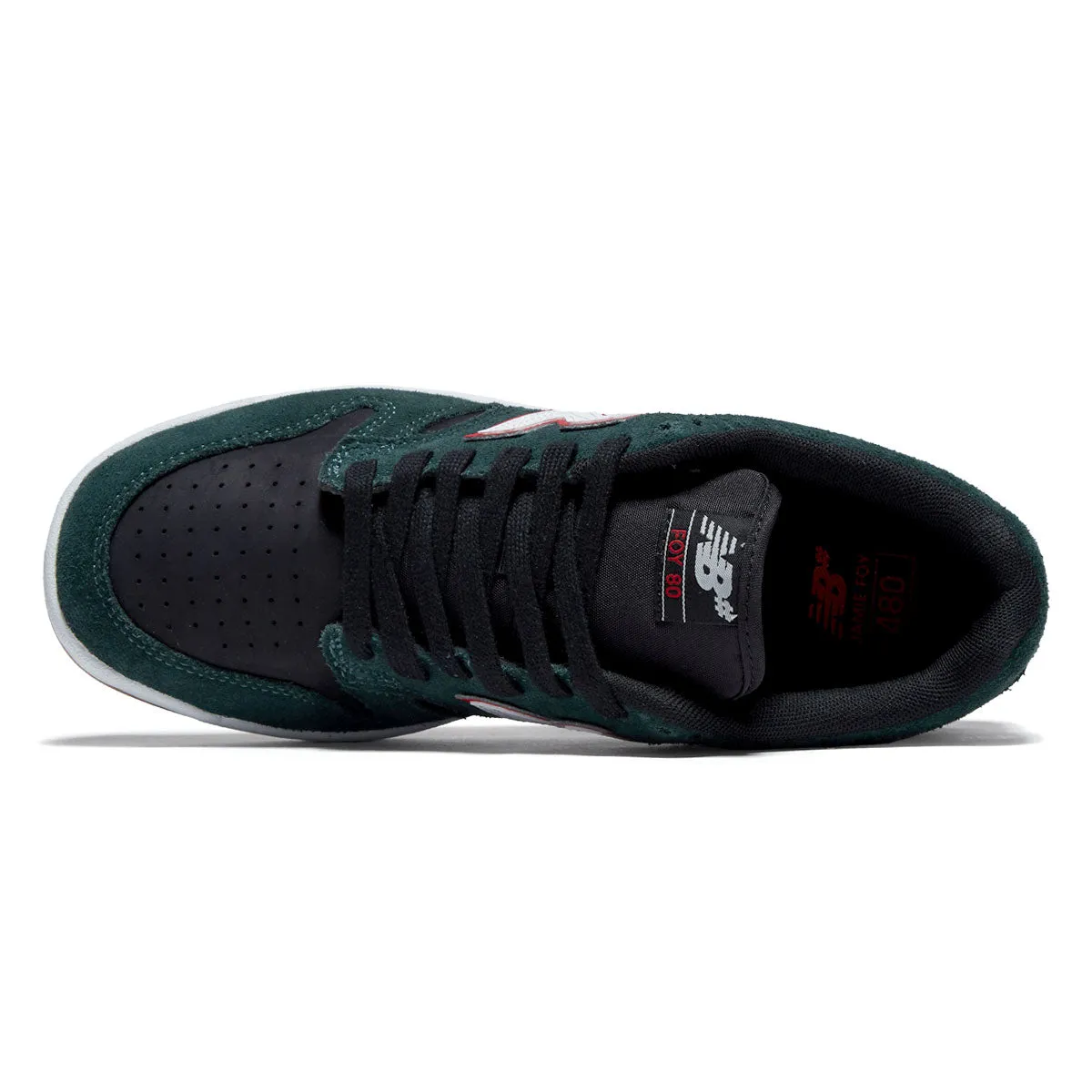 New Balance 480 Foy Shoes - Forest Green Travel Ready Water Resistant