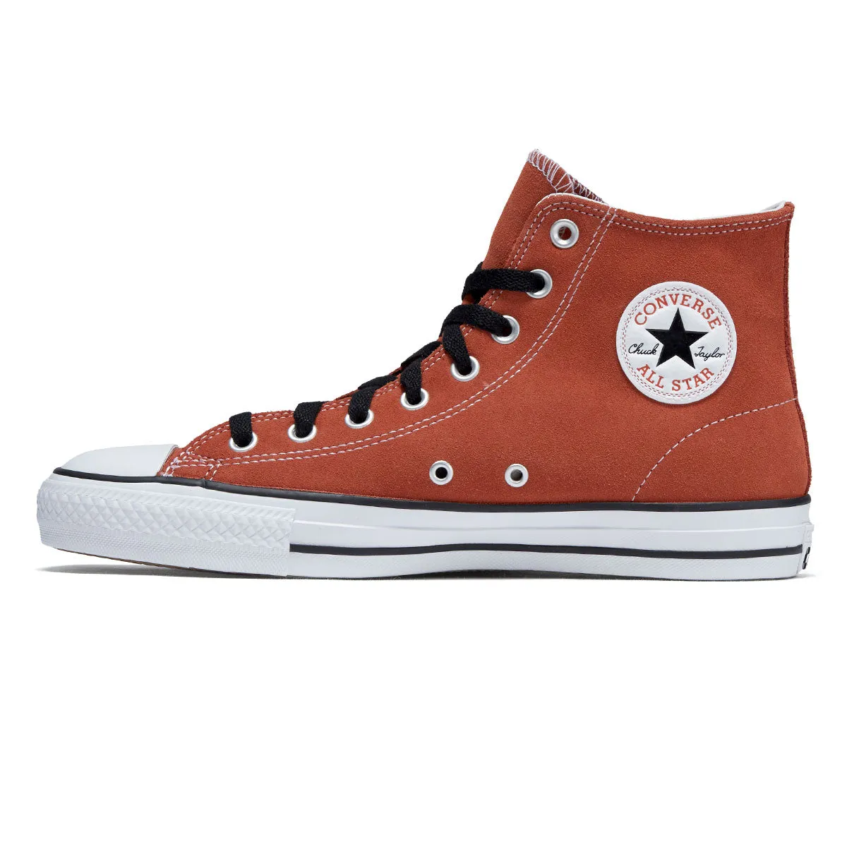 Light cushion Street Mode Converse Chuck Taylor All Star Pro Hi Shoes - Red Terracotta/Black/White