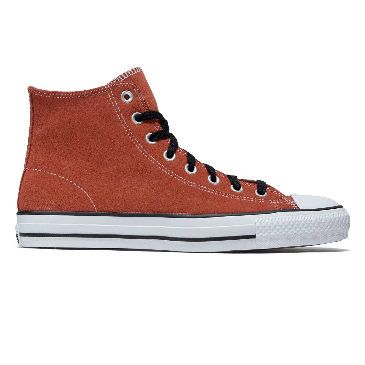 Converse Chuck Taylor All Star Pro Hi Shoes - Red Terracotta/Black/White All Action Gear