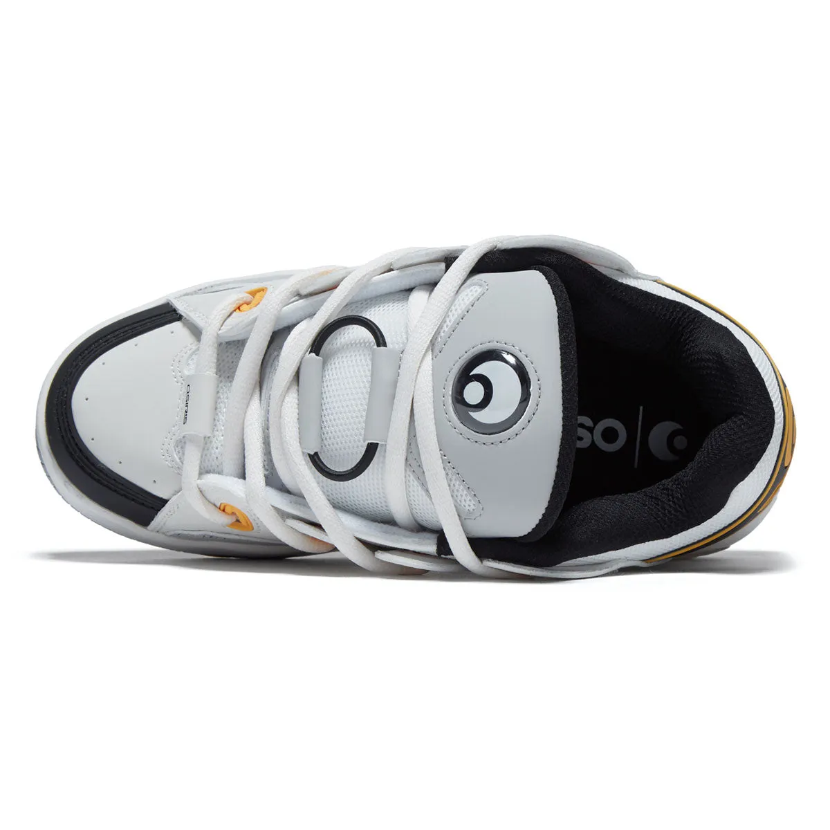 Low Cushion Board Balance Osiris D3 OG Shoes - White/Grey/Yellow