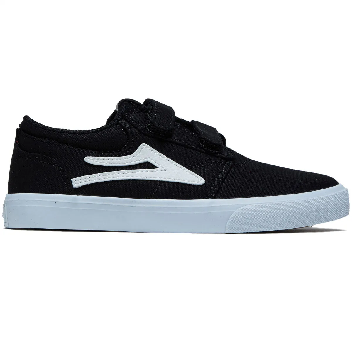 Slide Zone Daily Comfort Lakai Youth Griffin Shoes - Black Canvas