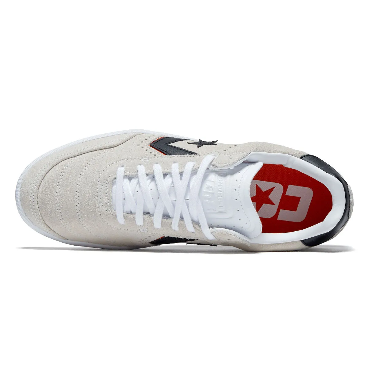 Converse Louie Lopez Pro 2 Shoes - Egret/White/Orange Street Friendly Ride Durable Sole