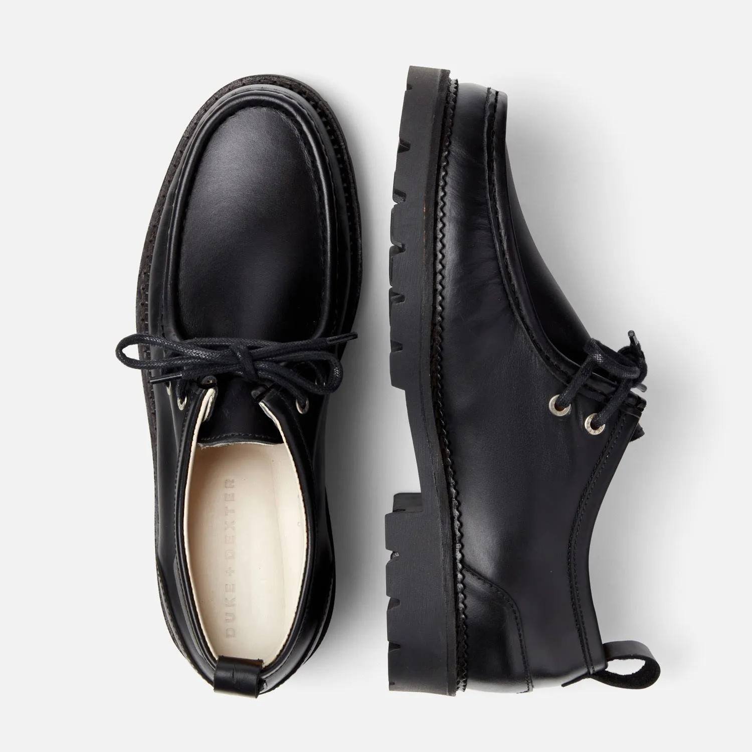 French Soft Shock Absorbing Moby Black Boot - Men's