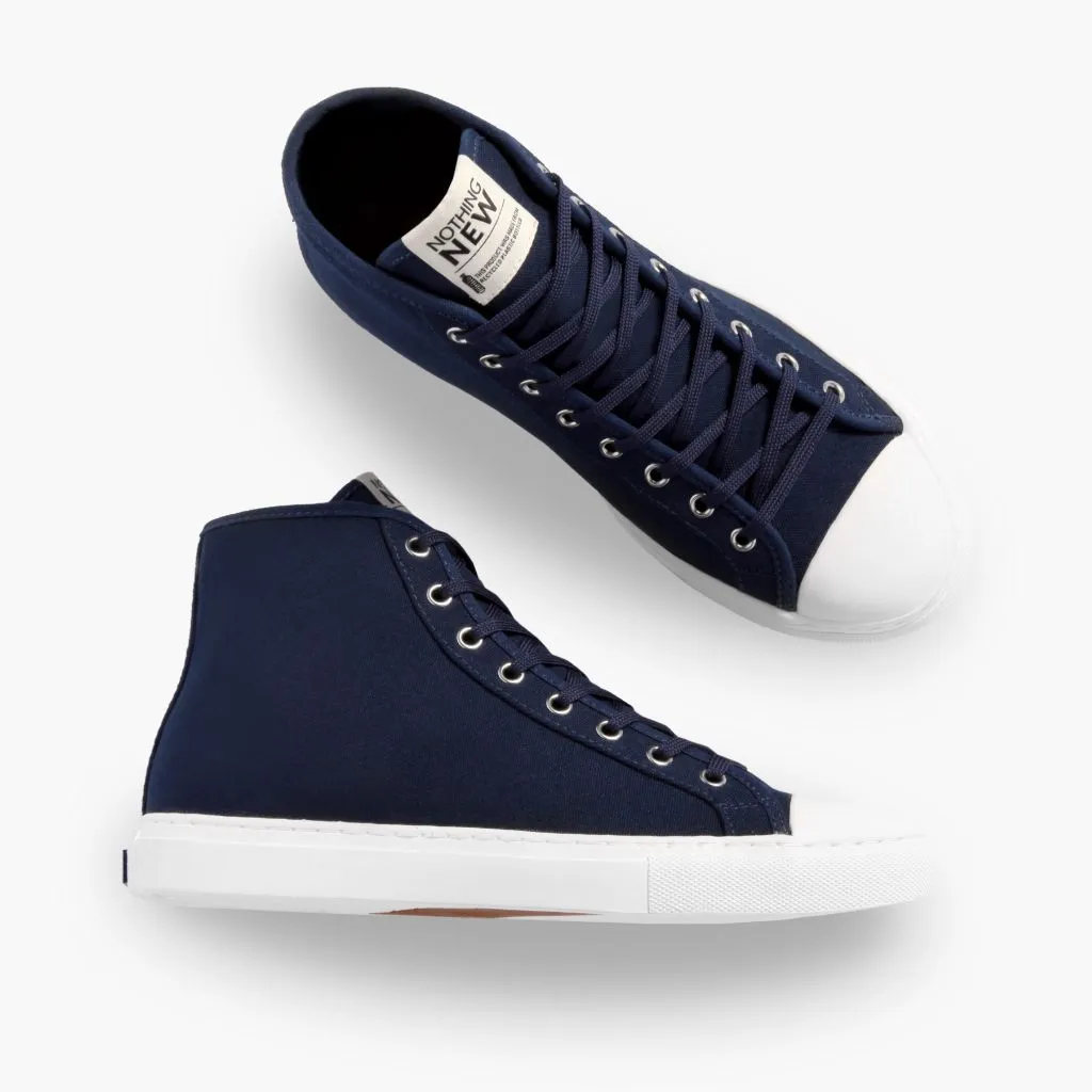 Men's Classic High Top | Navy x White Dog Hike