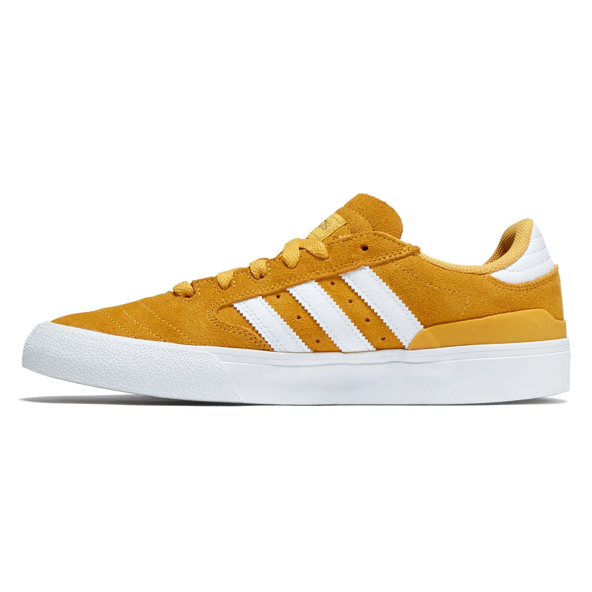 Pro Flex Fit Quick Motion Adidas Busenitz Vulc II Shoes - Preloved Yellow/Ftwr White/Gold Metallic