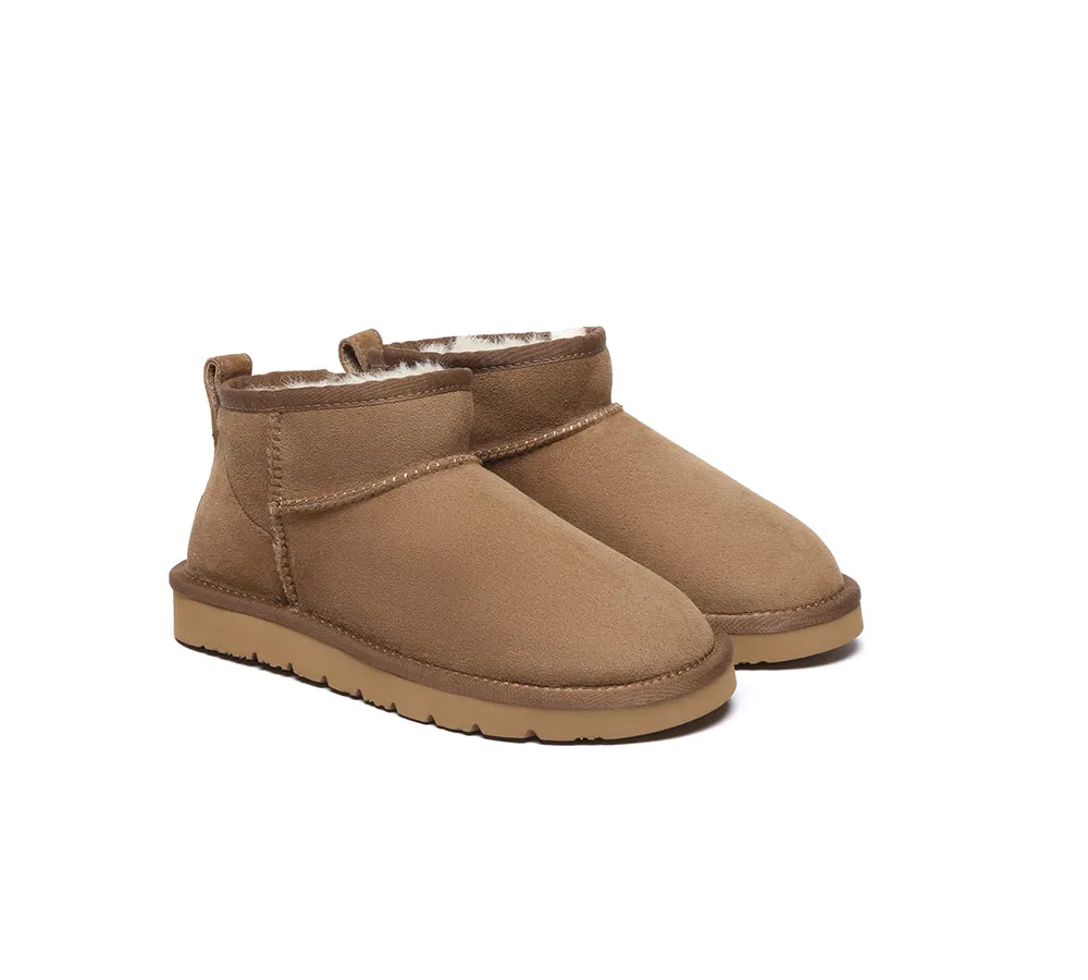 Snow Coverage Boots AUSTRALIAN SHEPHERD? UGG Boots Double Faced Sheepskin Wool Ankle Mini Boots Jade