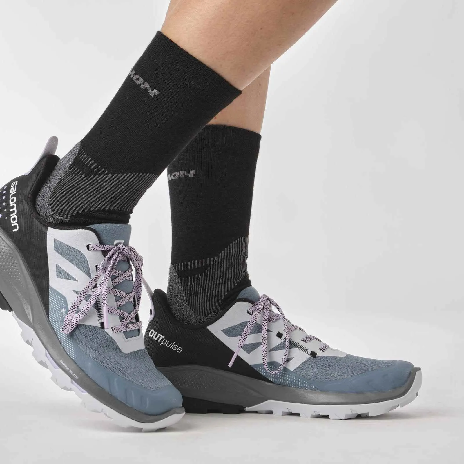 No-Slip Traction Salomon Outpulse GTX Womens Hiking Shoes
