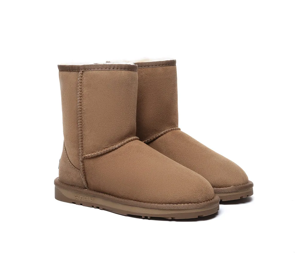 UGG EVERAU? UGG Boots Double Faced Sheepskin Wool Short Classic Snow Conditions Ice Trekking