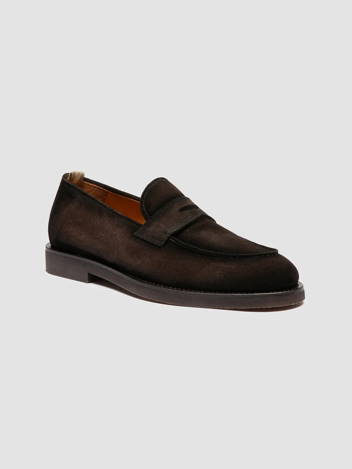 Slip On OPERA FLEXI 101 - Brown Suede Penny Loafers