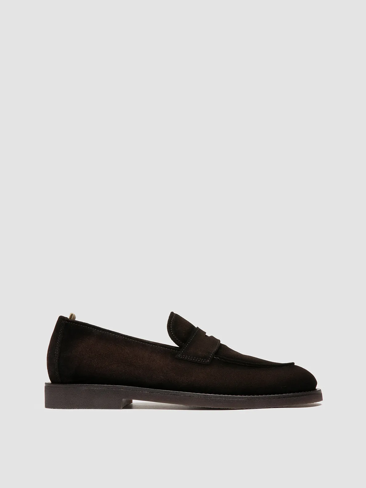 OPERA FLEXI 101 - Brown Suede Penny Loafers Wearable Everywhere