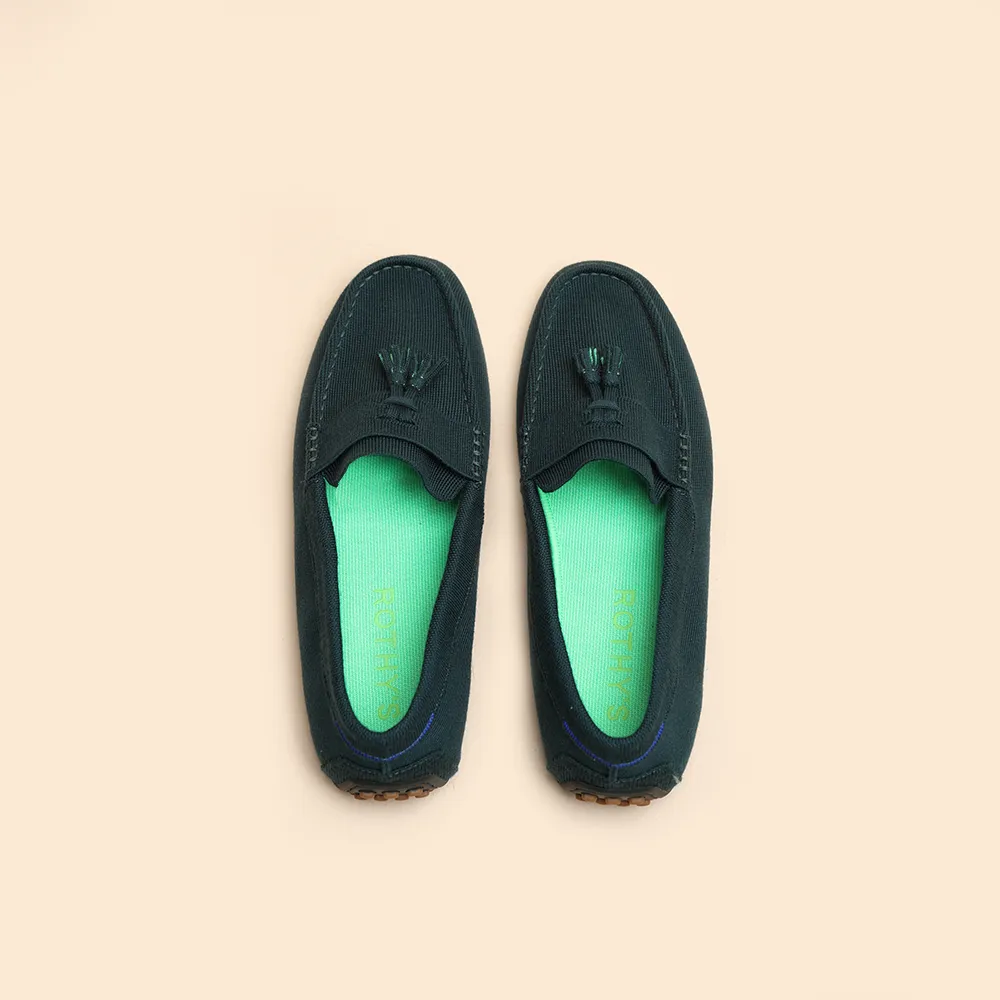 Rothy - The Driving Loafer - Green Conference Ready Clear Power