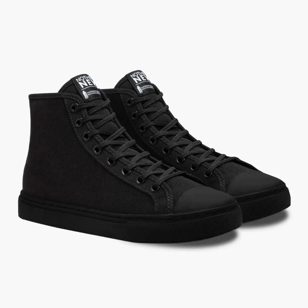 Women's Classic High Top | Black Lean Look Busy Streets