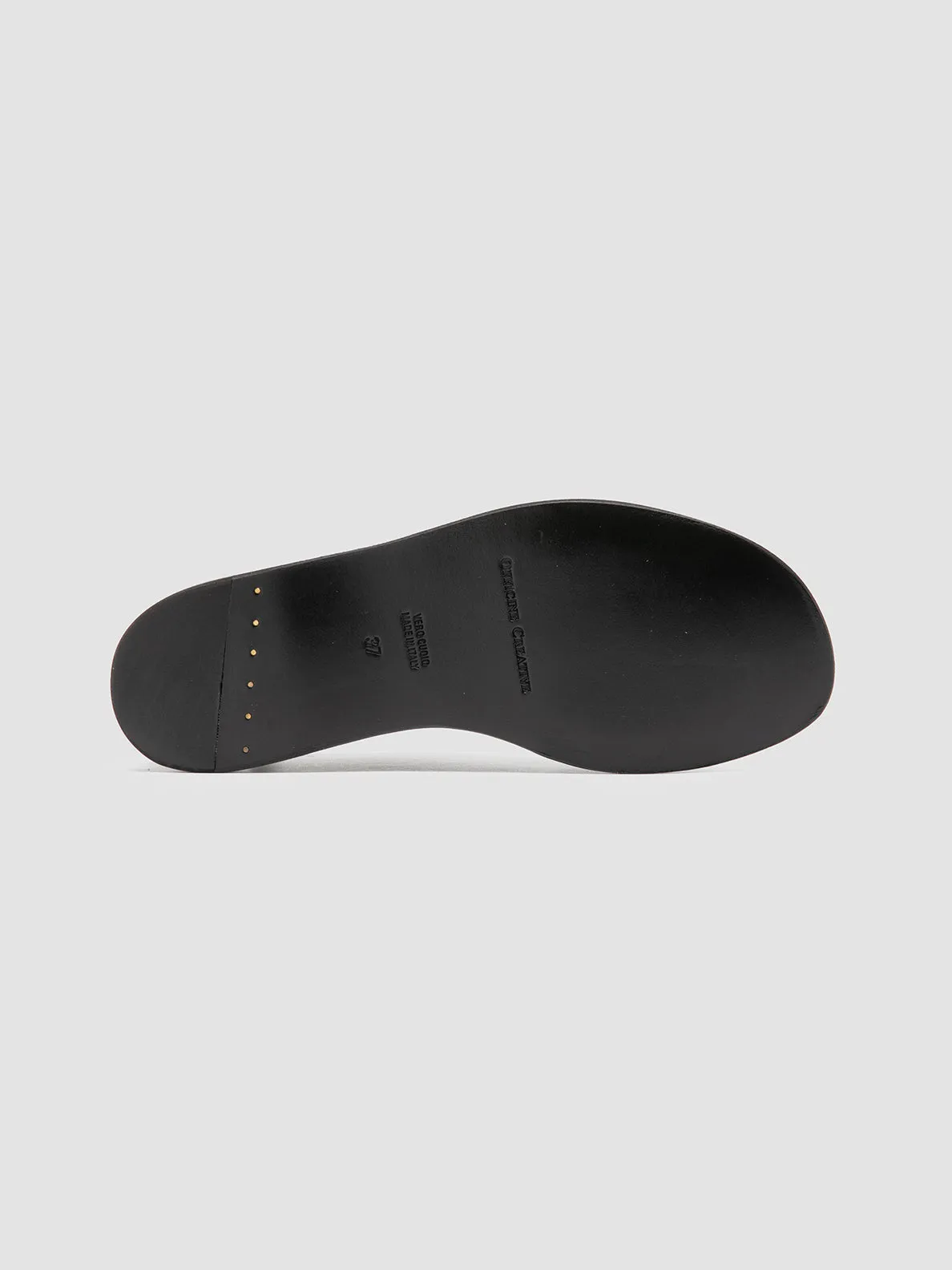 ITACA 046 - Black Leather Peep Toe Shoes Long Move Cotton Base