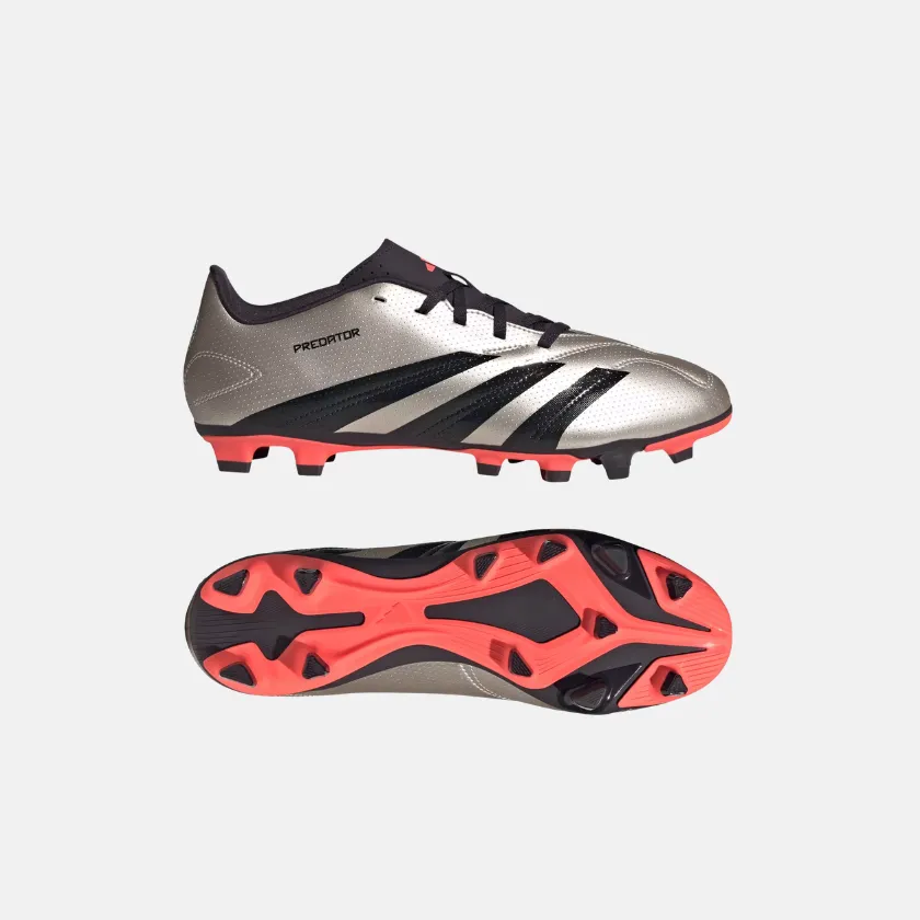 Adidas Predator Club FxG Adult Unisex Football Shoes -Platin Met Sharp Cut