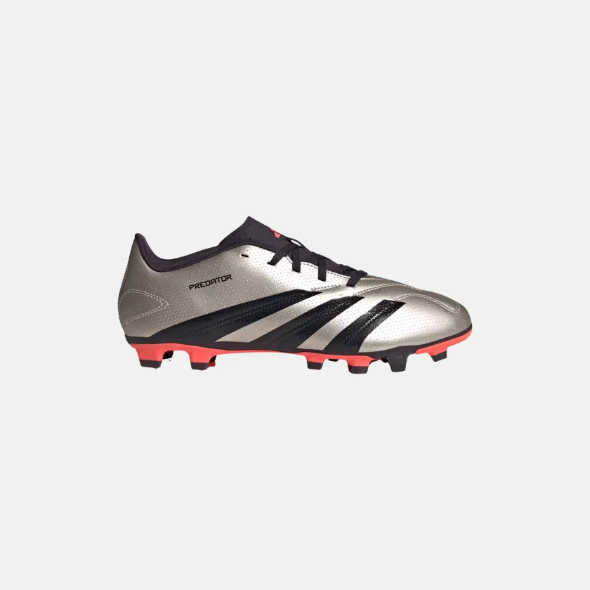 Quick Drying Adidas Predator Club FxG Adult Unisex Football Shoes -Platin Met