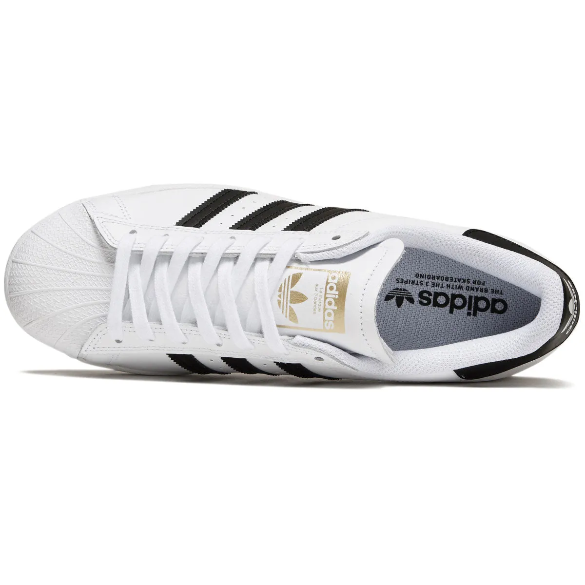 Adidas Superstar Adv Shoes - White/Core Black/White Easy Movement Elastic