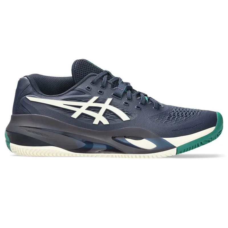 Asics Men's Gel Resolution X Clay Midnight Cream Cotton Base Bright tone