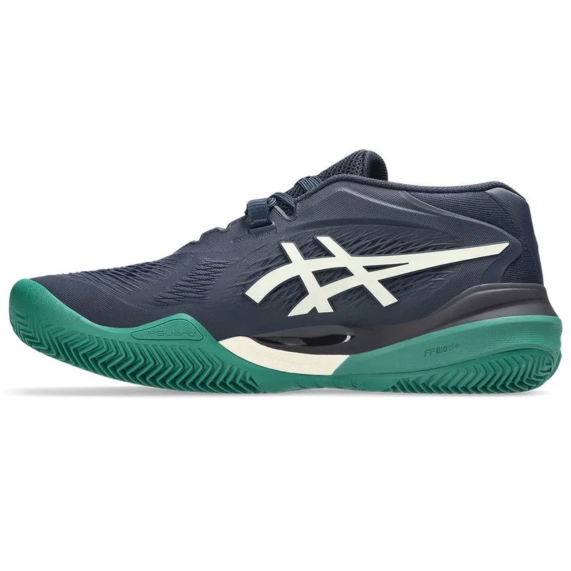 evening run Lace Up Asics Men's Gel Resolution X Clay Midnight Cream