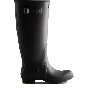 Hunter Womens Original Tall Wide Boot Black Footwear for Storm