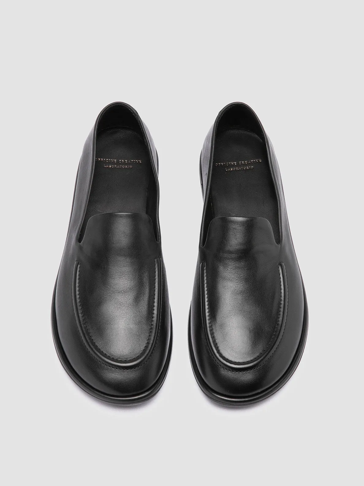 Long Path MIENNE 101 - Black Leather Loafers