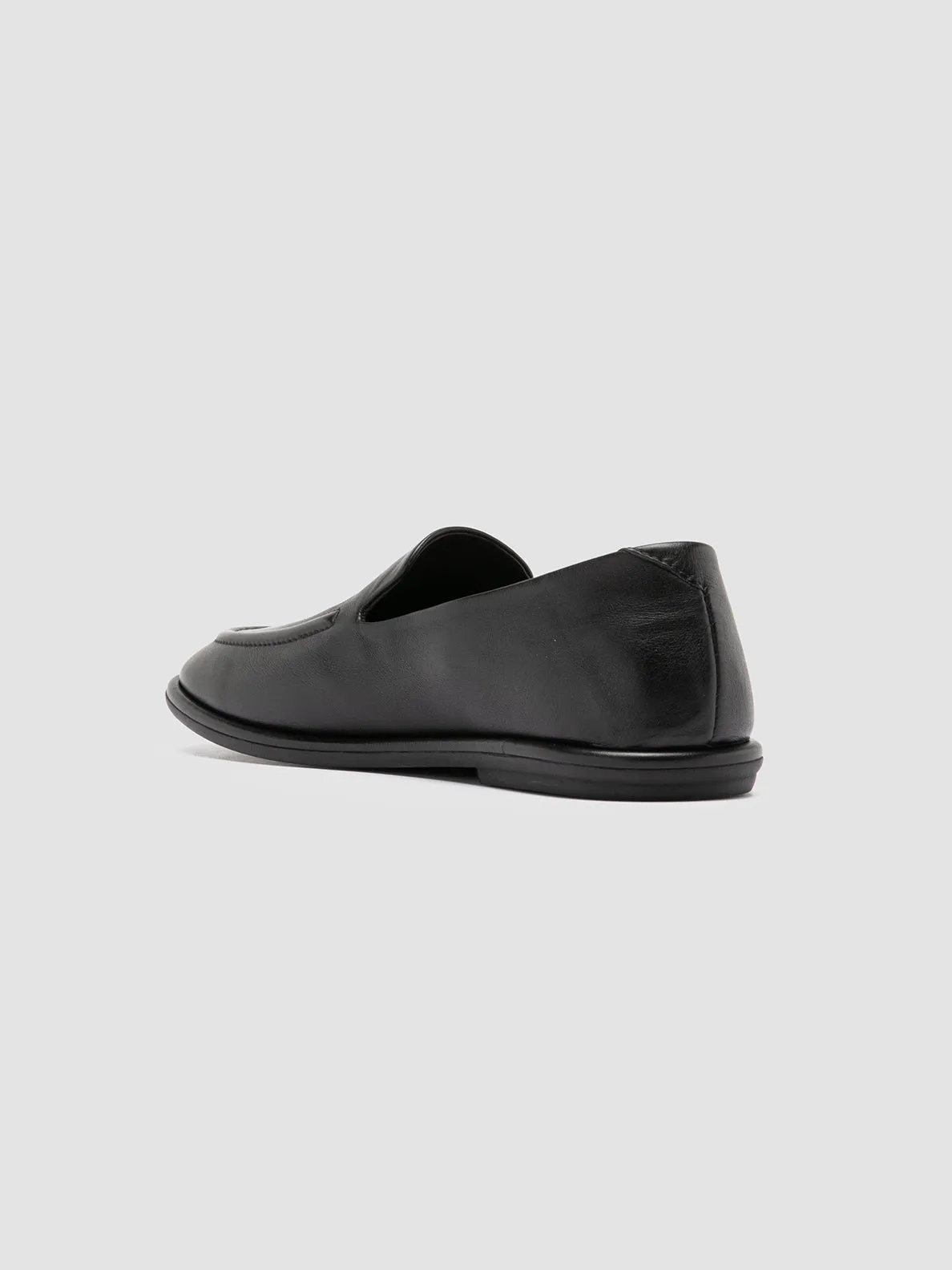 MIENNE 101 - Black Leather Loafers Odor Resistant